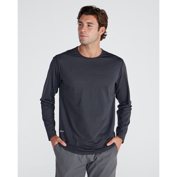 NEW Bylt Pulse Long Sleeve Drop Cut T-Shirt Black Size XXL Men's - Picture 1 of 6